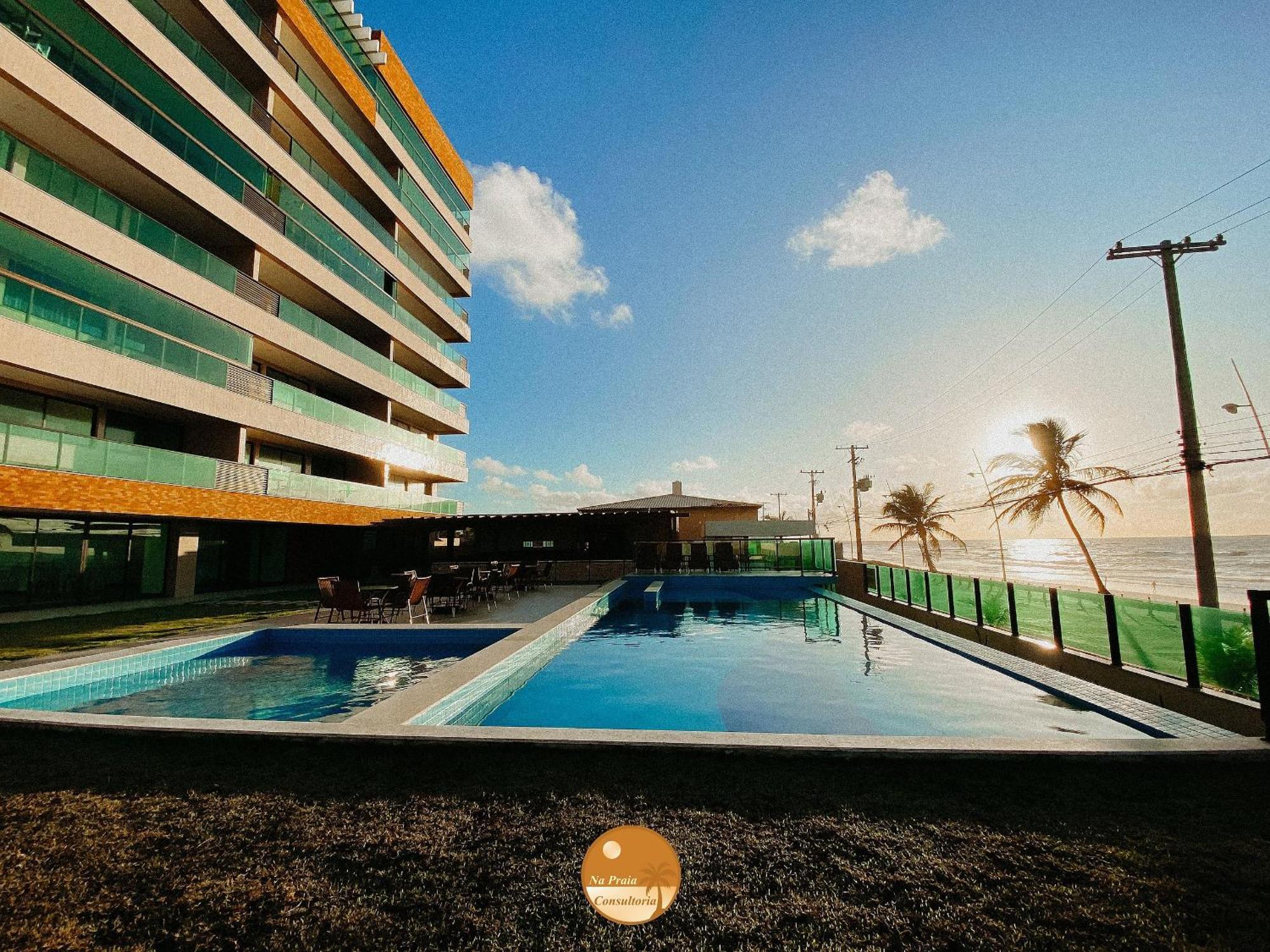 萨尔瓦多Pe Na Areia, Piscina Borda Infinita, Vaga De Garagem, Portaria 24 Hs公寓 外观 照片