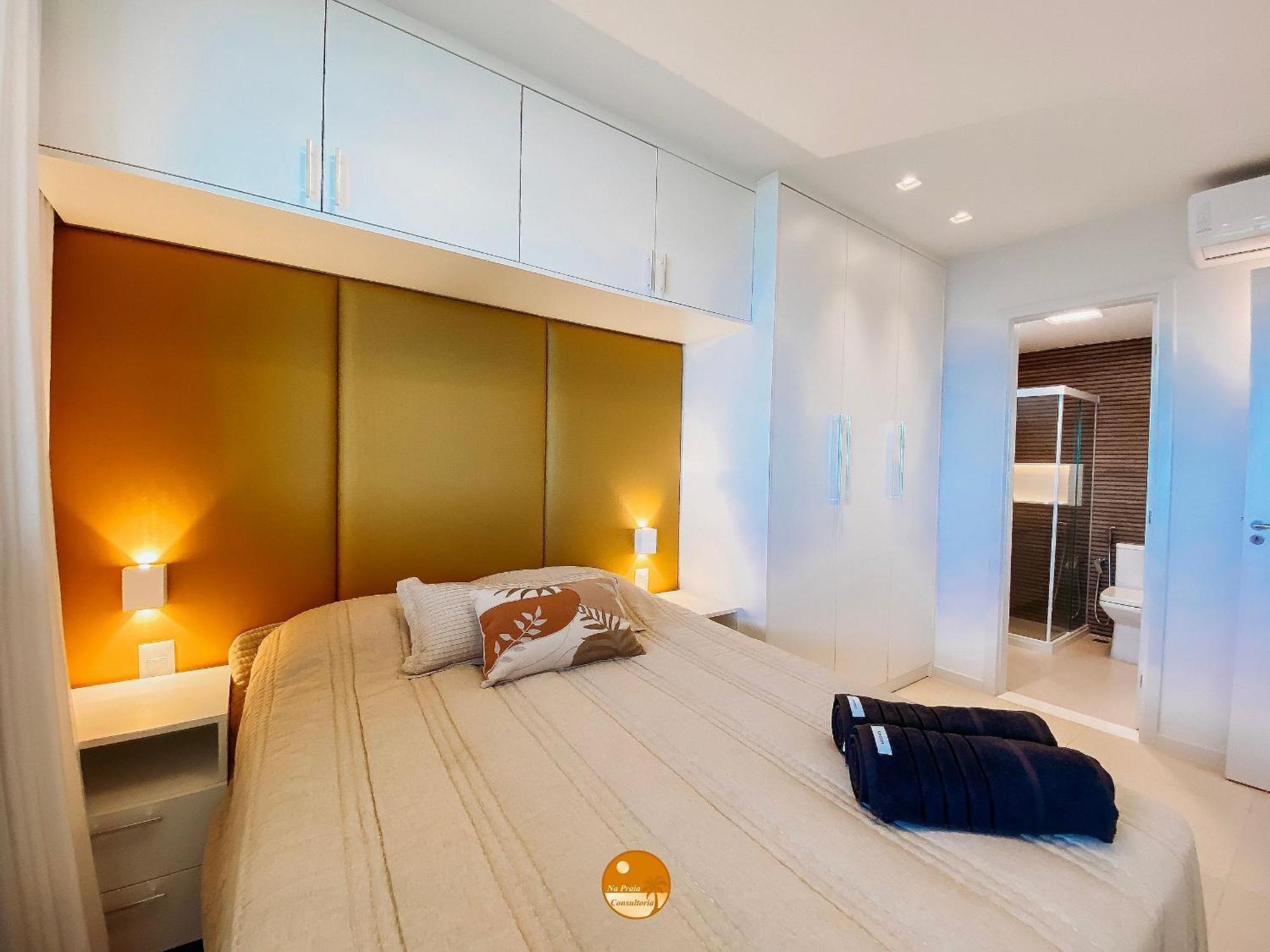 萨尔瓦多Pe Na Areia, Piscina Borda Infinita, Vaga De Garagem, Portaria 24 Hs公寓 客房 照片