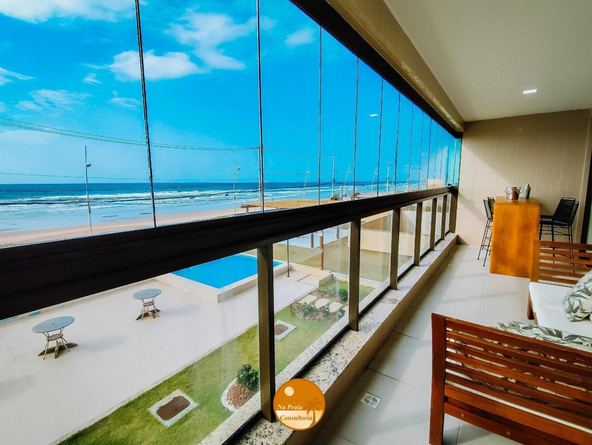 萨尔瓦多Pe Na Areia, Piscina Borda Infinita, Vaga De Garagem, Portaria 24 Hs公寓 客房 照片