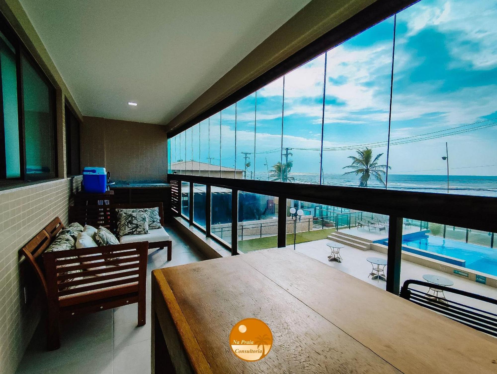 萨尔瓦多Pe Na Areia, Piscina Borda Infinita, Vaga De Garagem, Portaria 24 Hs公寓 客房 照片