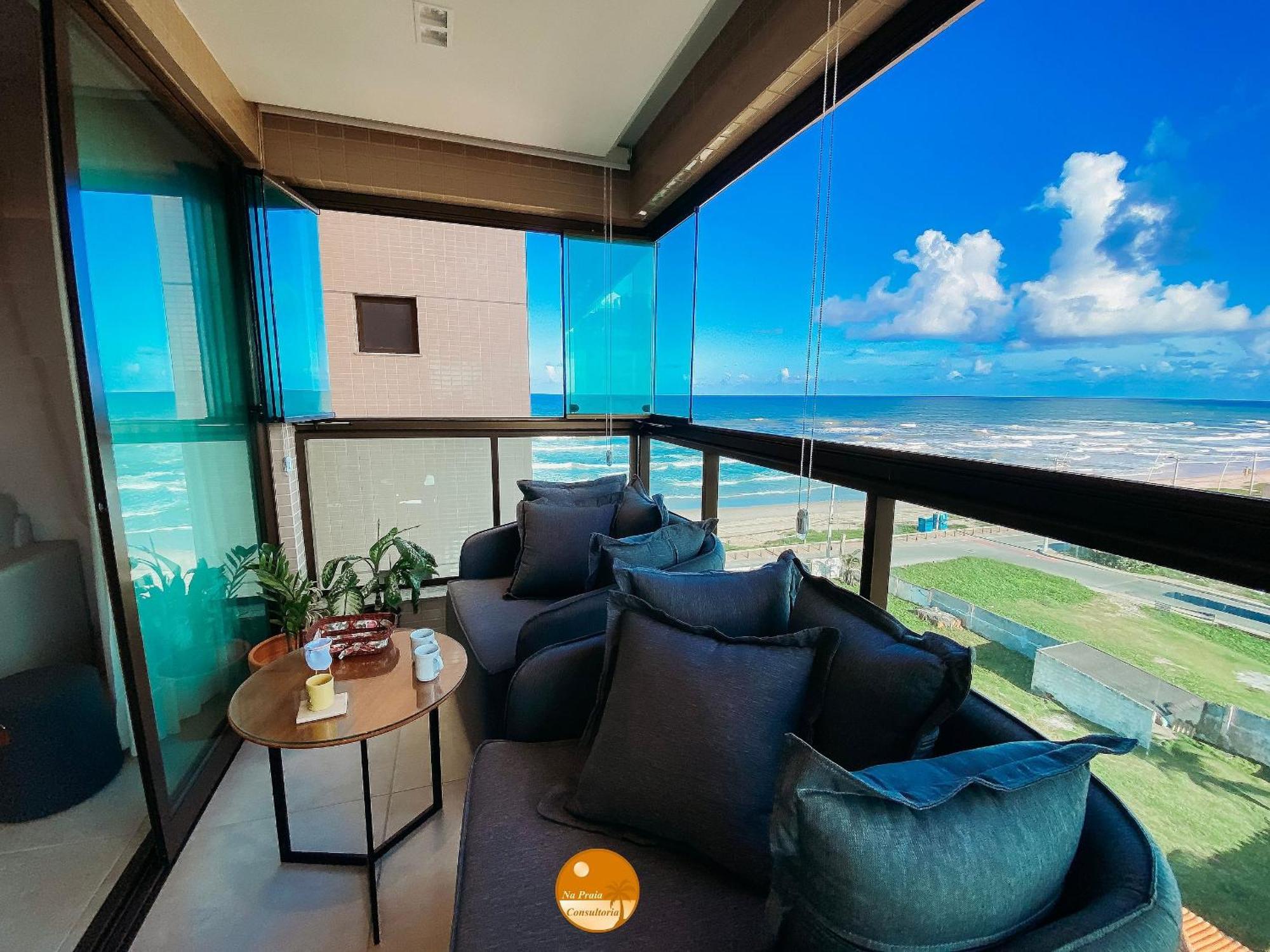 萨尔瓦多Pe Na Areia, Piscina Borda Infinita, Vaga De Garagem, Portaria 24 Hs公寓 客房 照片
