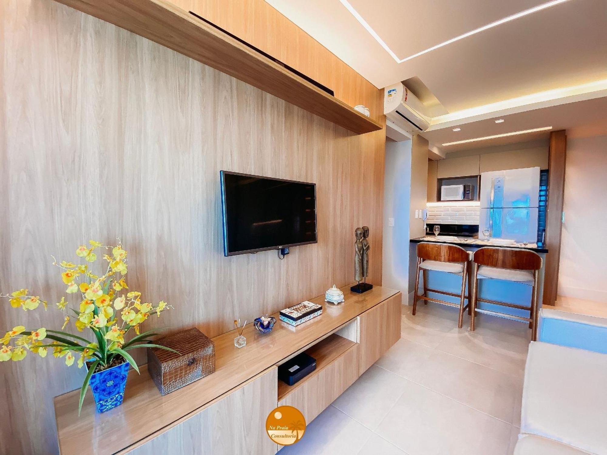 萨尔瓦多Pe Na Areia, Piscina Borda Infinita, Vaga De Garagem, Portaria 24 Hs公寓 客房 照片