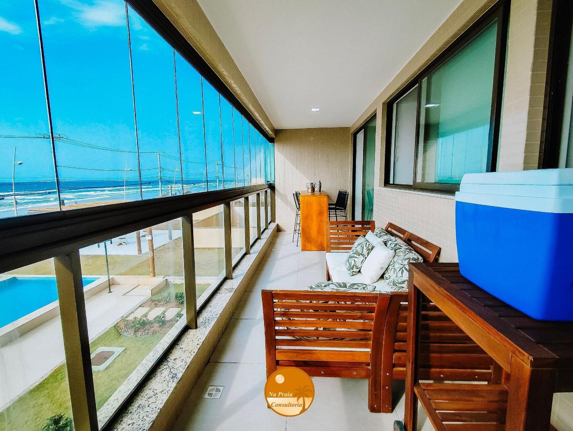 萨尔瓦多Pe Na Areia, Piscina Borda Infinita, Vaga De Garagem, Portaria 24 Hs公寓 客房 照片