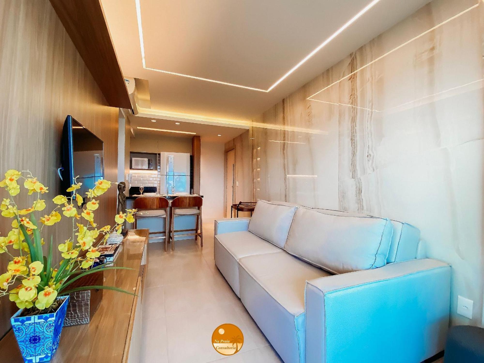 萨尔瓦多Pe Na Areia, Piscina Borda Infinita, Vaga De Garagem, Portaria 24 Hs公寓 客房 照片